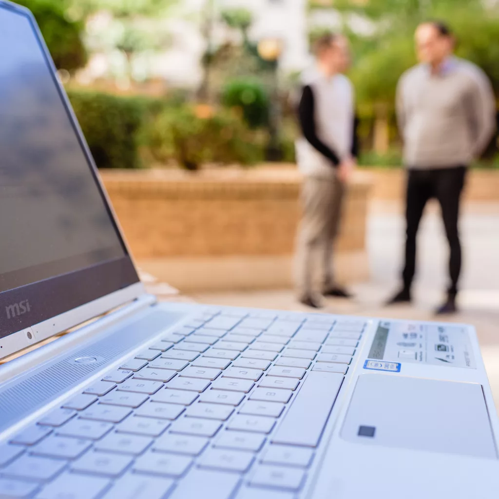 Poder trabajar y reunirte al aire libre.