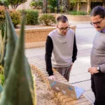 Jardines cuidados, un espacio tranquilo de esparcimiento.